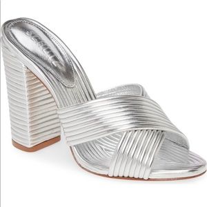 Metallic Mules